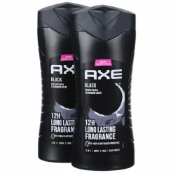 Hygiène|AXE Lot de 2 gels douche Black 12h