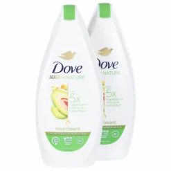 Hygiène|DOVE Lot de 2 gels douche soin nourrissant à l'avocat