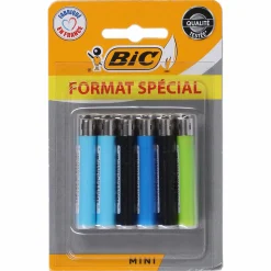 Accessoires Fumeurs|BIC Lot de 6 minis briquets