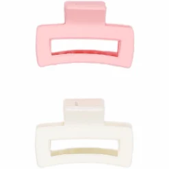 Cheveux|Stokomani Lot de 2 pinces rose et beige