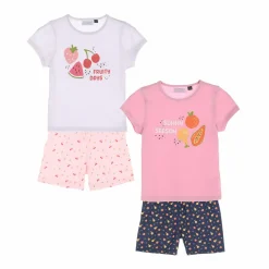 Sous-Vêtements Et Vêtements De Nuit|LA TWISTY COMPANY Lot de 2 pyjashorts 3/12 ans