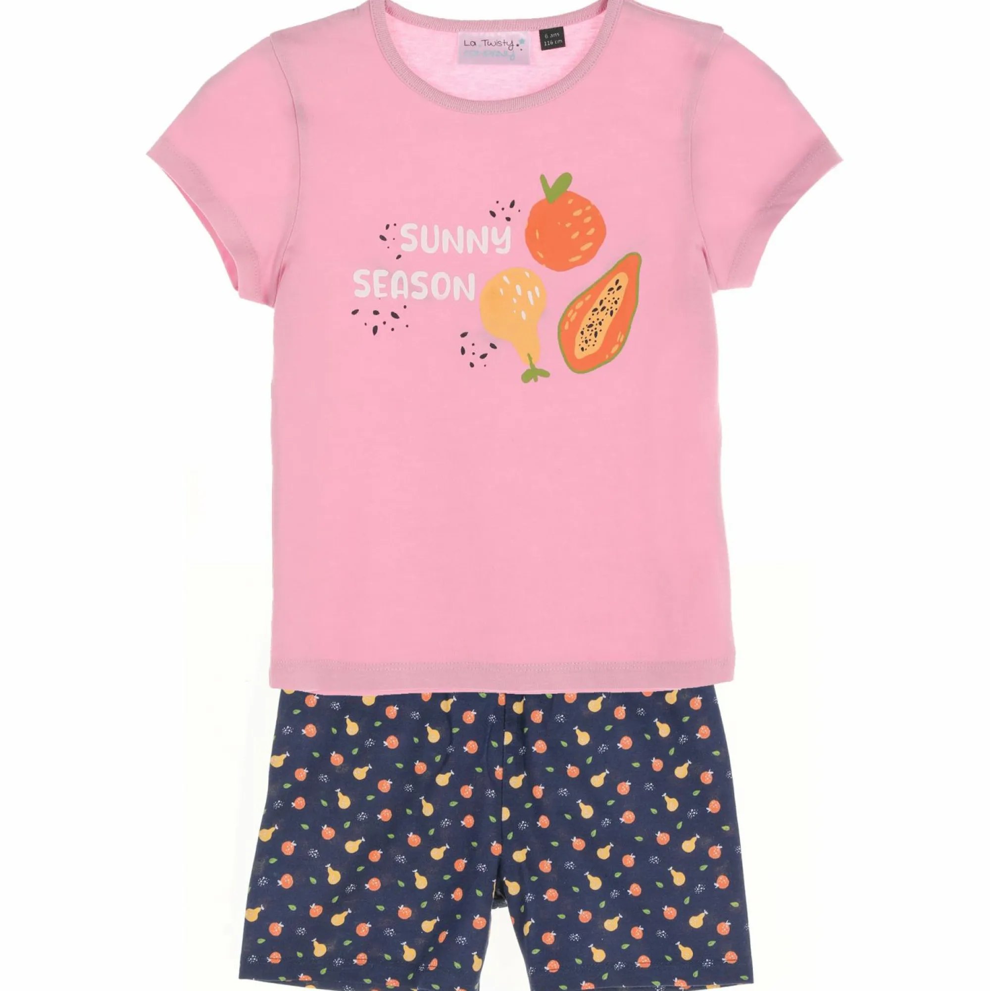 Sous-Vêtements Et Vêtements De Nuit|LA TWISTY COMPANY Lot de 2 pyjashorts 3/12 ans