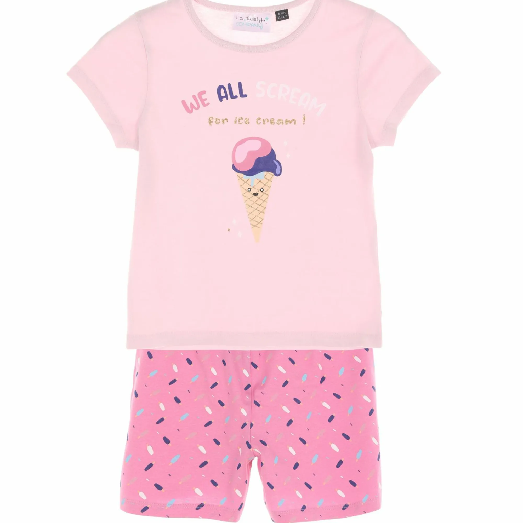 Sous-Vêtements Et Vêtements De Nuit|LA TWISTY COMPANY Lot de 2 pyjashorts 3/12 ans