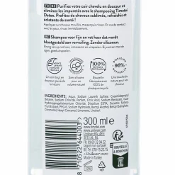 Cheveux|TIMOTEI Lot de 2 shampoings détox à l'extrait de concombre