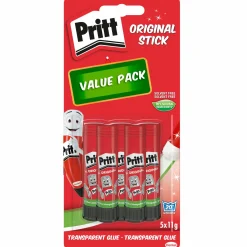 Papeterie Et Bureau|PRITT Lot de 5 sticks de colle