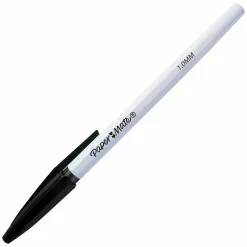 Papeterie Et Bureau|PAPER MATE Lot de 8 stylos bille bleu noir rouge et vert