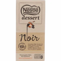 Épicerie Sucrée|Stokomani Lot de 5 tablettes chocolat noir Nestle dessert
