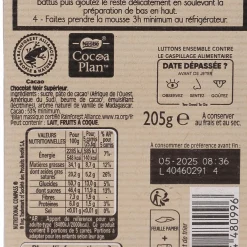 Épicerie Sucrée|Stokomani Lot de 5 tablettes chocolat noir Nestle dessert