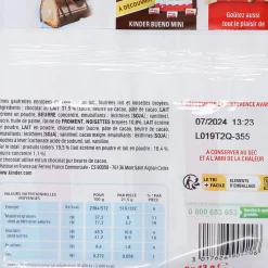Épicerie Sucrée|Stokomani Lot de 2x2 barres de Kinder Bueno
