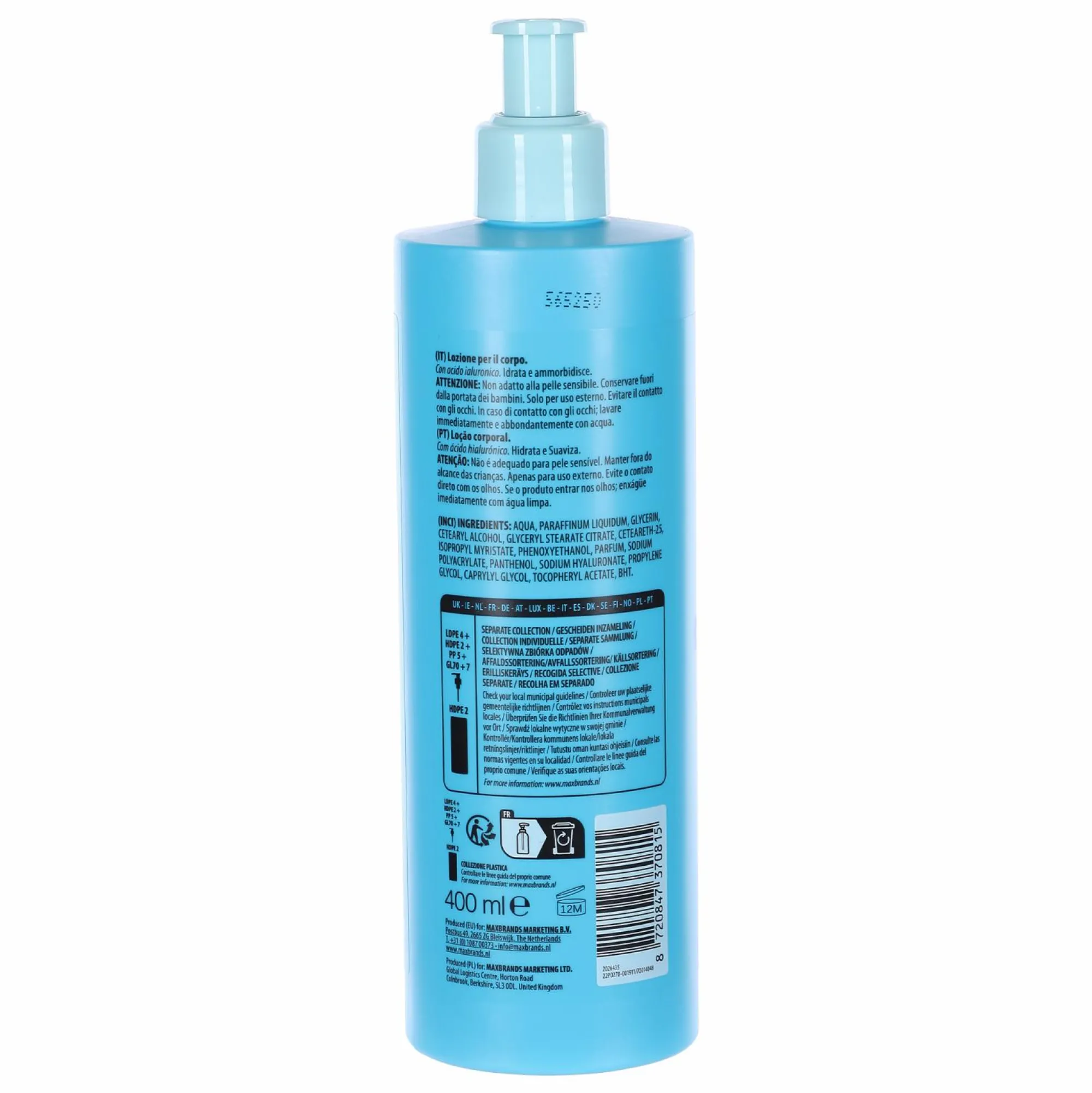 Corps|SENCE Lotion corporelle hydro shock en pompe