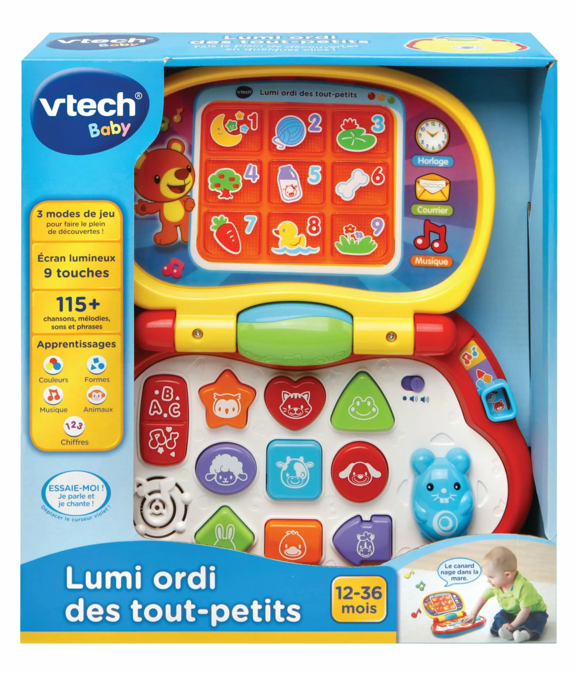 Jouet|De 0 À 24 Mois|VTECH Lumi ordi des tout-petits