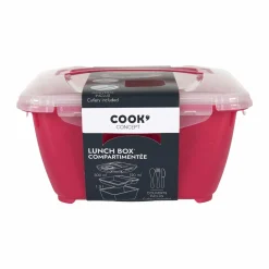 Conservation Et Rangement|Stokomani Lunch box 1.5L compartiment amovible + valve + couverts