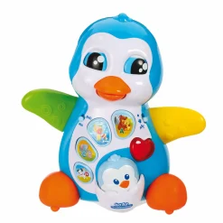 Jouet|De 0 À 24 Mois|CLEMENTONI Maman Pingouin et Picou