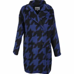 Vestes Et Manteaux|MIM Manteau croisé bleu Bleu_fonce