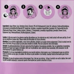 Visage|Stokomani Masque en tissu pour le visage à la lavande