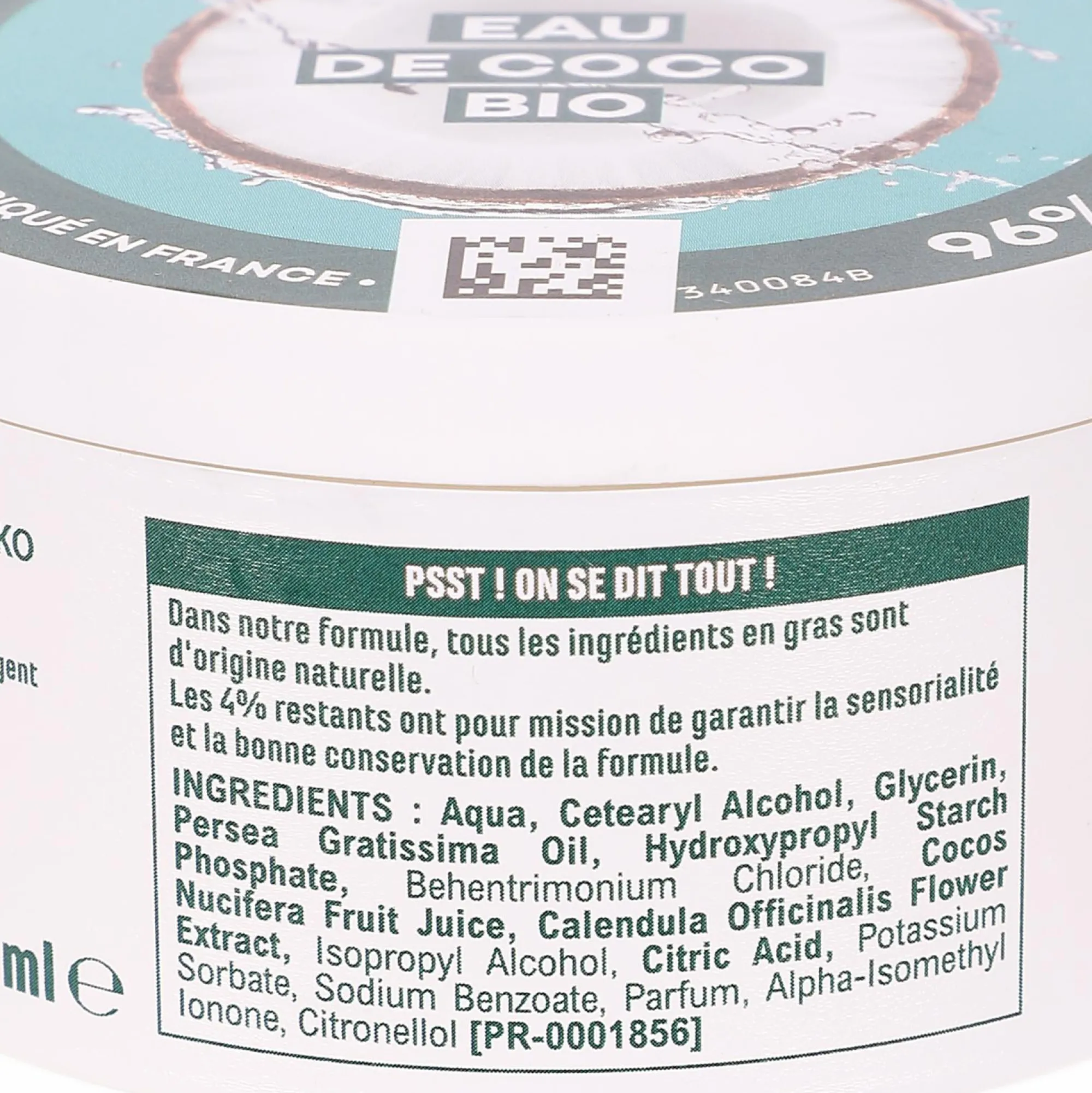 Cheveux|LE PETIT MARSEILLAIS Masque hydratation intense eau de coco