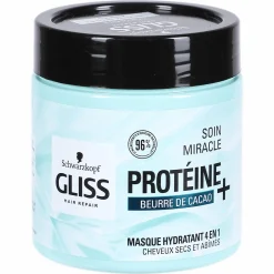 Cheveux|GLISS Masque nourrissant 4 en 1 soin miracle protéine beurre de cacao