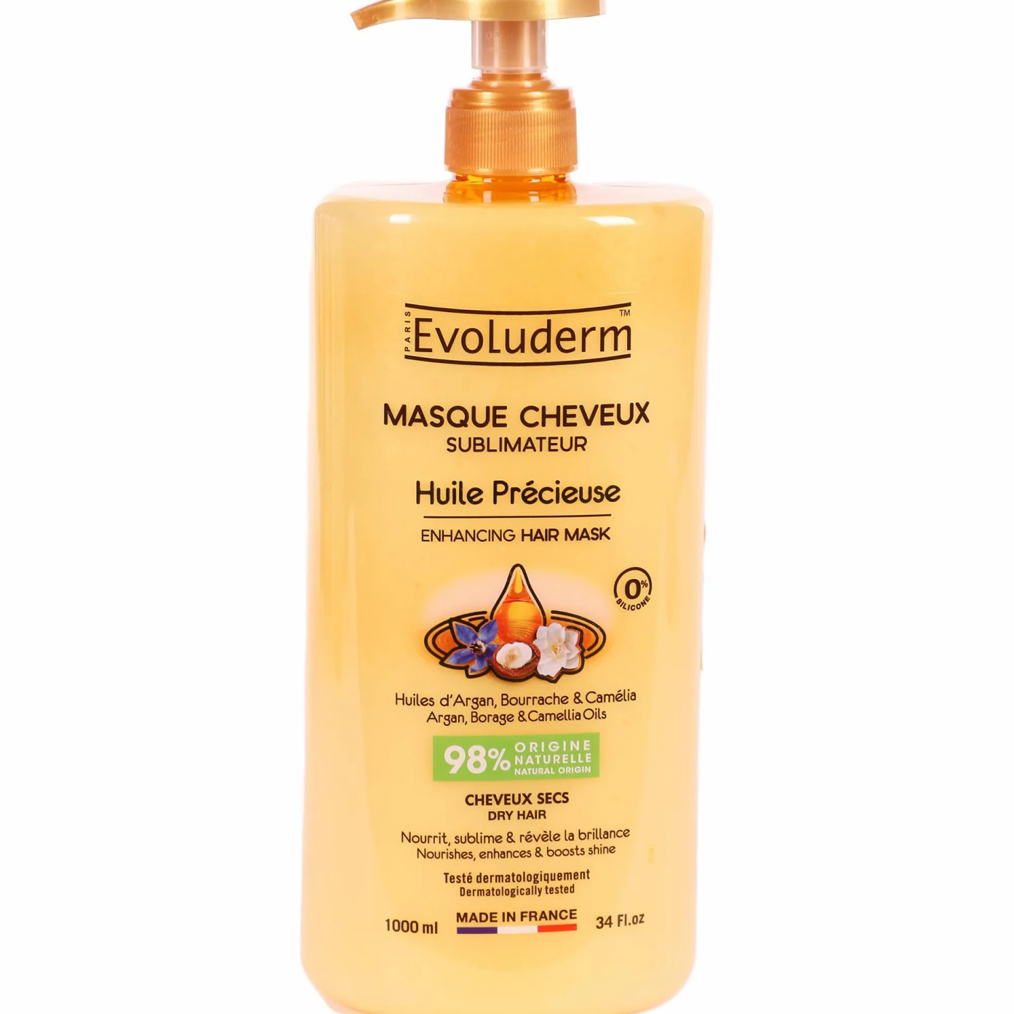 Cheveux|EVOLUDERM Masque pour cheveux à l'huile précieuse