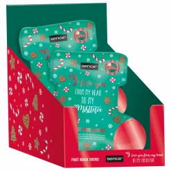 Santé Et Bien-Être|SENCE Masques pour les pieds Chaussette de Noël