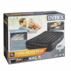 Linge De Chambre|INTEX Matelas gonflable électrique 2 places