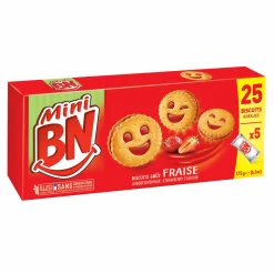 Épicerie Sucrée|BN Mini à la fraise x5
