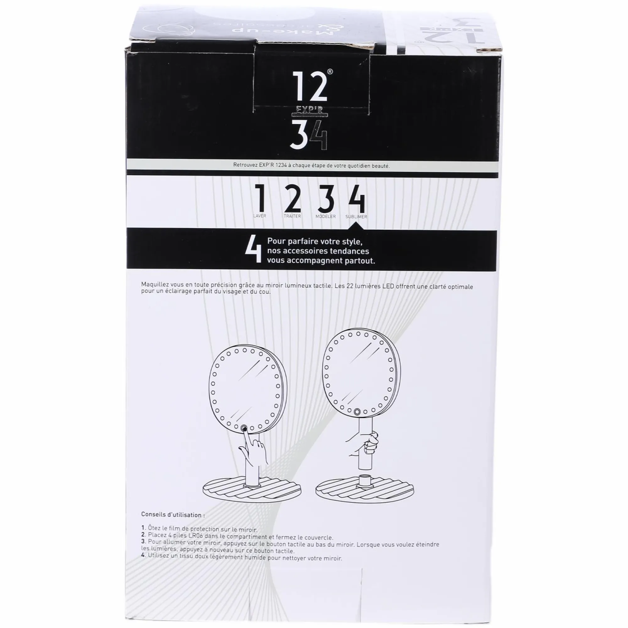 Accessoires Beauté|Stokomani Miroir à Led