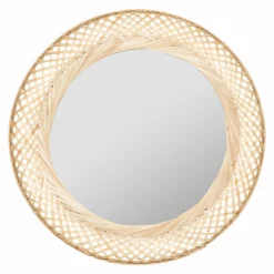 Décorations Murales|ATMOSPHERA Miroir en bambou