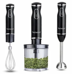 Cuisson Et Ustensiles|Petit Électroménager|TECHWOOD Mixeur multifonction noir