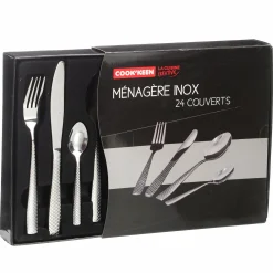 Vaisselle Et Service|Stokomani Ménagère 24 pcs en inox