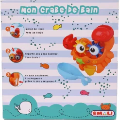 Jouet|De 0 À 24 Mois|SMALI Mon crabe de bain
