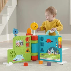 Jouet|De 0 À 24 Mois|MATTEL Mon grand livre d'activité évolutif