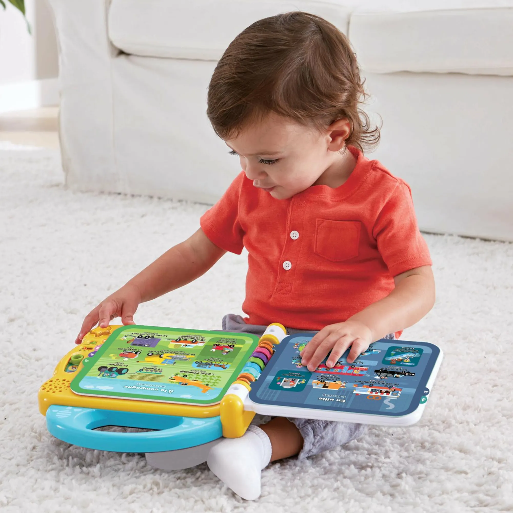 Jouet|De 0 À 24 Mois|VTECH Mon imagier bilingue - 100 véhicules