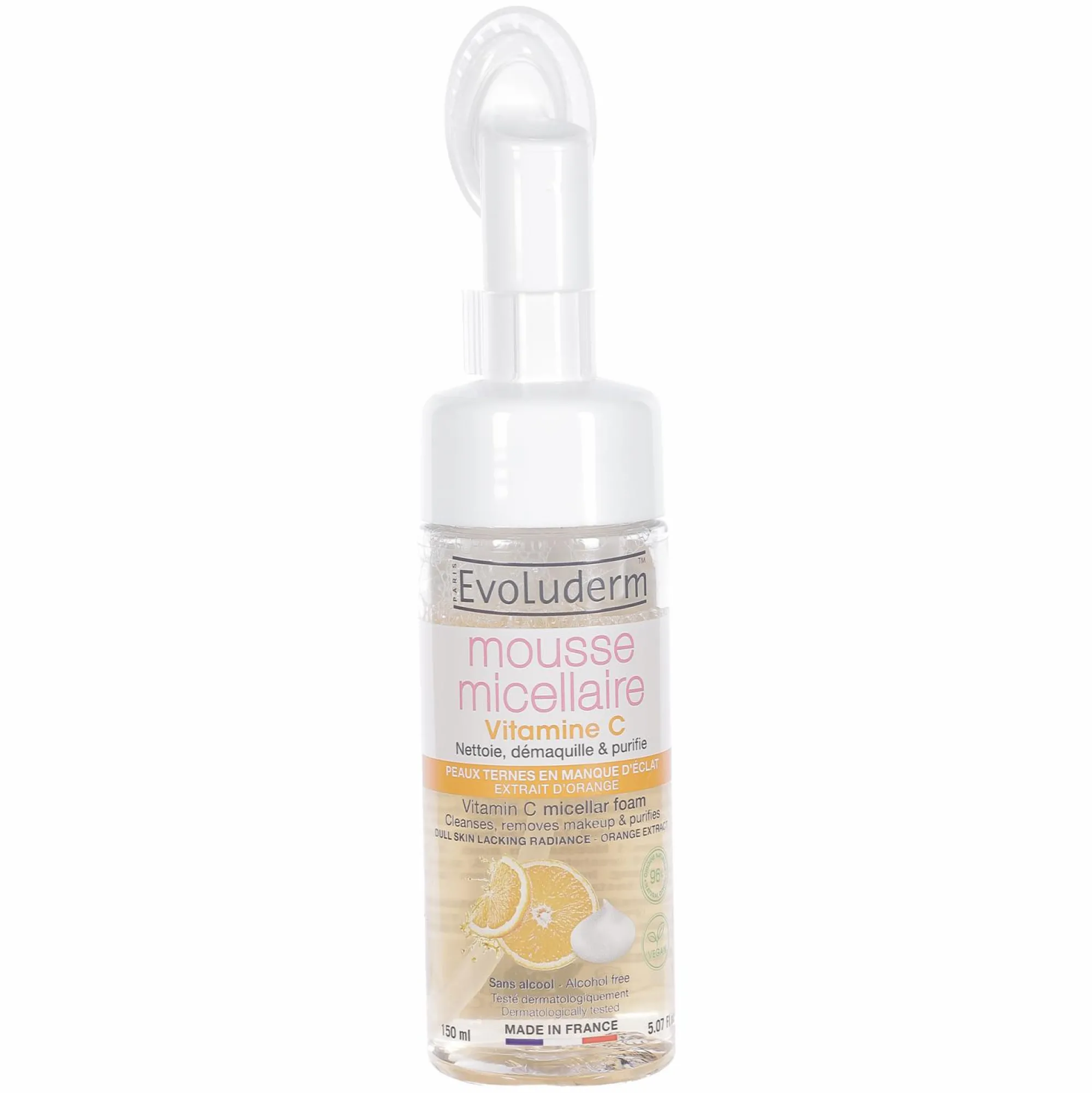 Visage|EVOLUDERM Mousse micellaire Vitamine C
