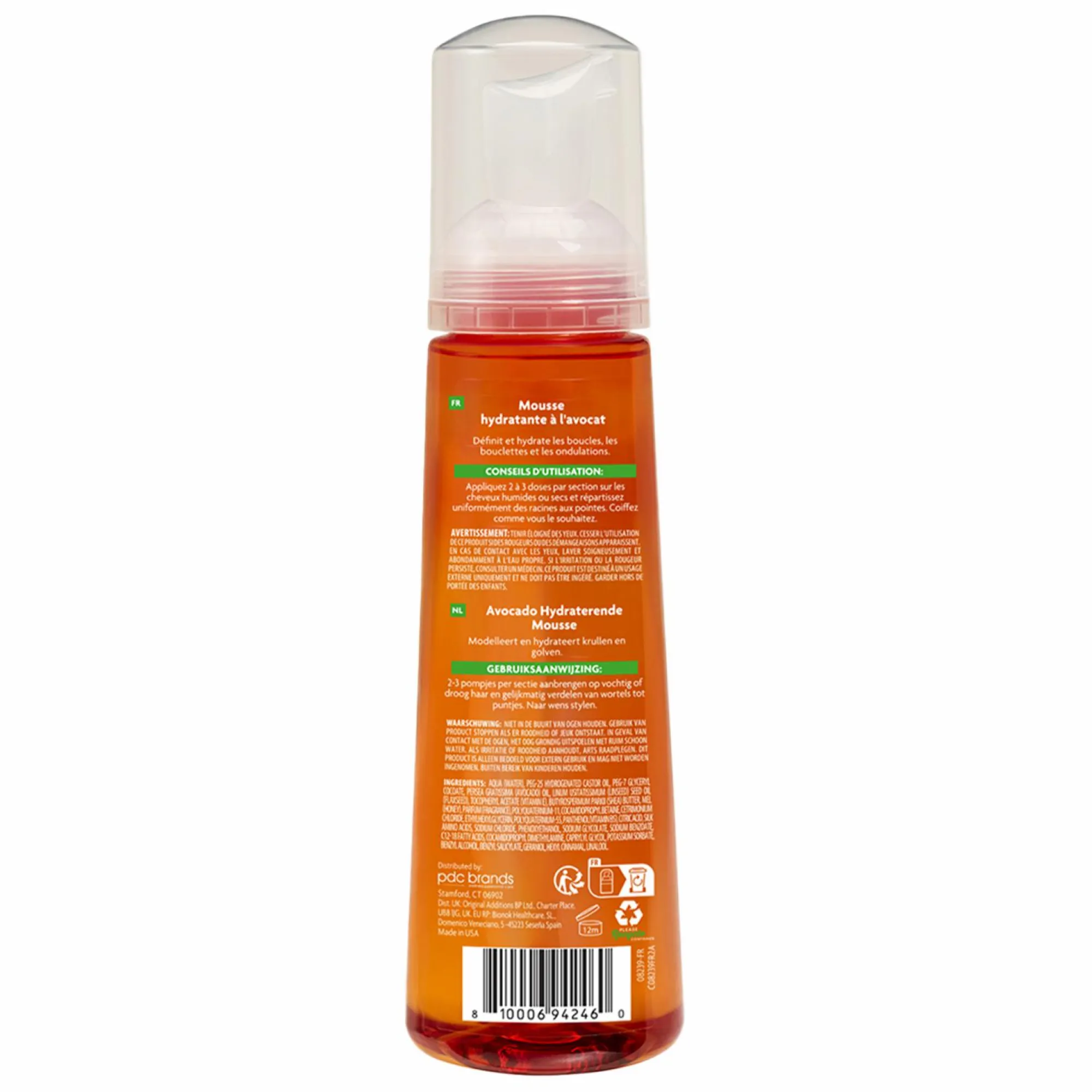Cheveux|Stokomani Mousse pour cheveux bouclés à l'avocat