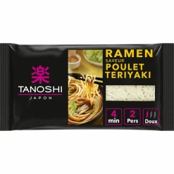 Épicerie Salée|TANOSHI Nouilles japonaises précuites ramen saveur poulet Teriyaki