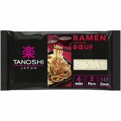 Épicerie Salée|TANOSHI Nouilles japonaises précuites ramen saveur bœuf