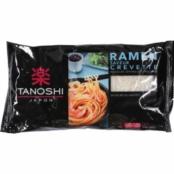 Épicerie Salée|TANOSHI Nouilles japonaises précuites ramen saveur crevettes