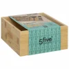 Conservation Et Rangement|FIVE Organisateur en bambou 15x15cm