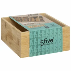 Conservation Et Rangement|FIVE Organisateur en bambou 15x15cm