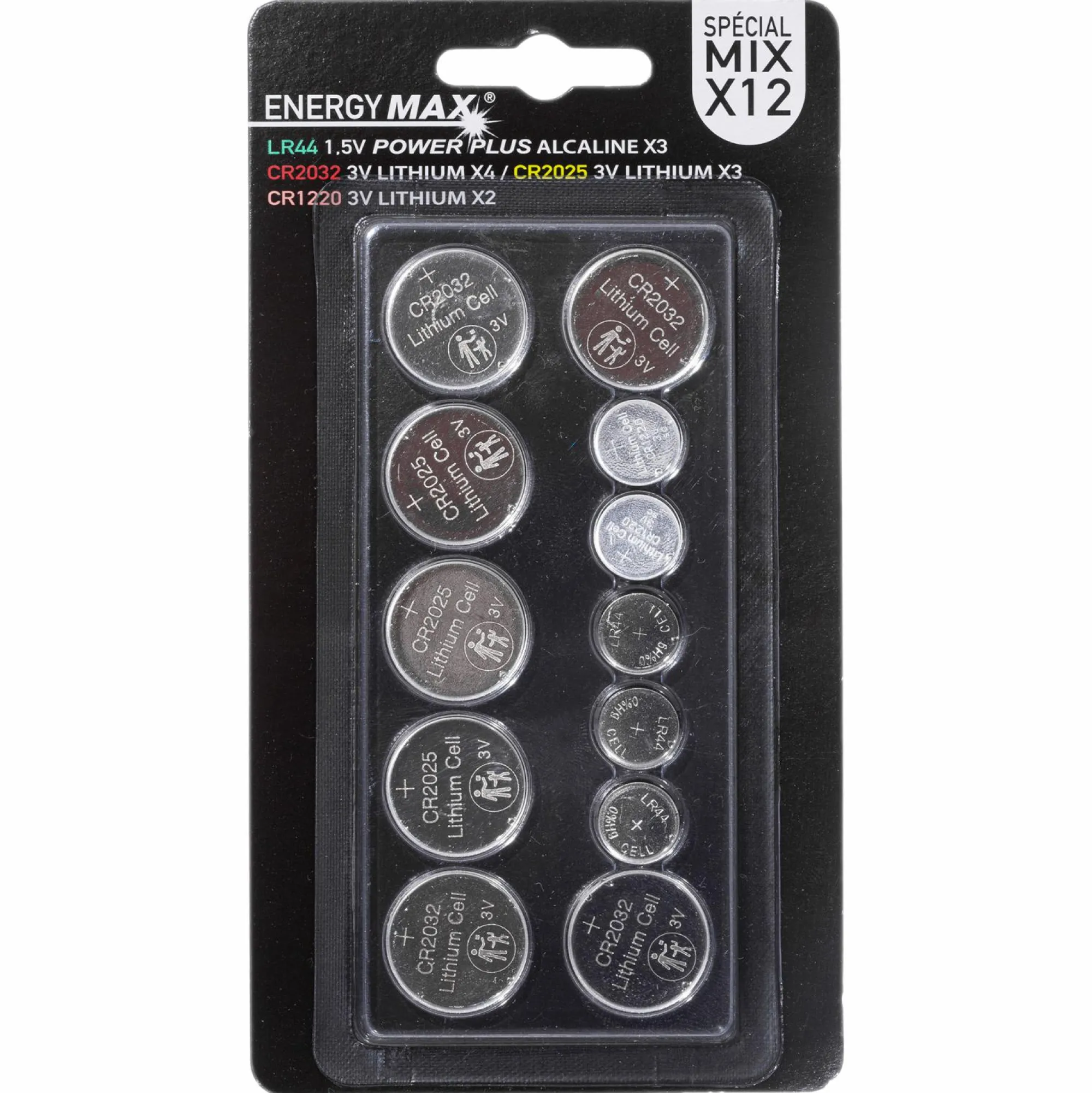 Hightech Et Multimédia|Stokomani Pack de 12 piles boutons