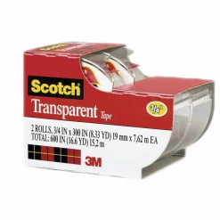 Papeterie Et Bureau|SCOTCH Pack de 2 rouleaux adhésif