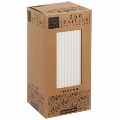 Vaisselle Jetable|Pique-Nique Et Camping|Stokomani Paille Kraft blanche