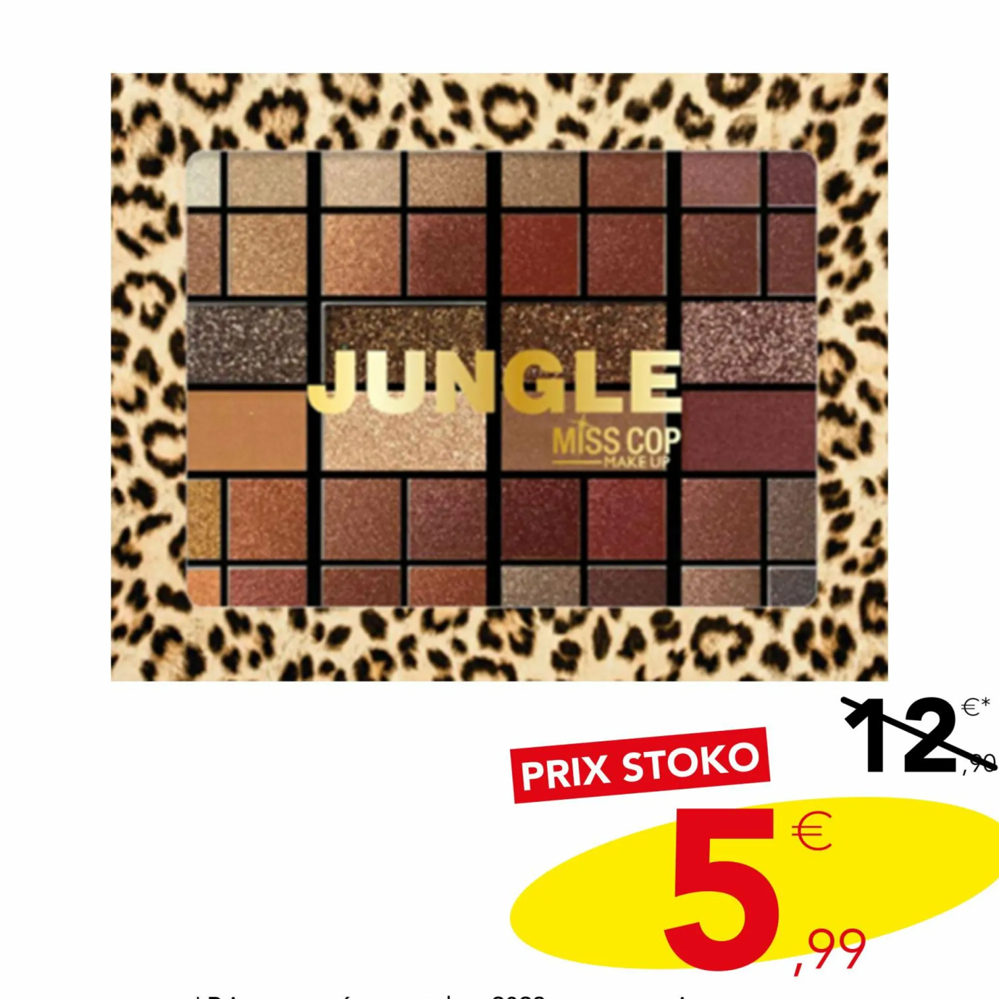Maquillage Et Ongles|MISS COP Palette 40 fards à paupières Jungle