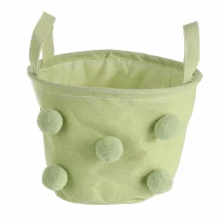 Rangement|Stokomani Panier de rangement pour enfant à pompons