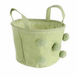Rangement|Stokomani Panier de rangement pour enfant à pompons