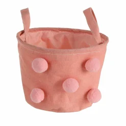 Rangement|Stokomani Panier de rangement pour enfant à pompons