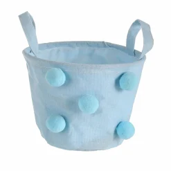 Rangement|Stokomani Panier de rangement pour enfant à pompons