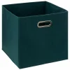 Rangement|FIVE Panier tissu 31x31 cm bleu