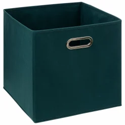 Rangement|FIVE Panier tissu 31x31 cm bleu
