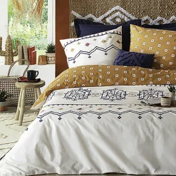 Linge De Chambre|ATMOSPHERA Parure housse de couette Kanitha 240x220cm
